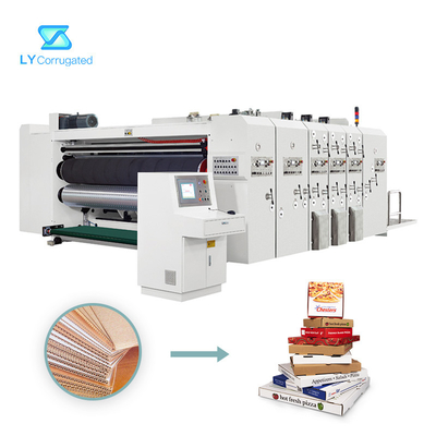 Impresora Slotter del PLC Flexo, máquina que ranura y que corta con tintas de impresión rotatoria