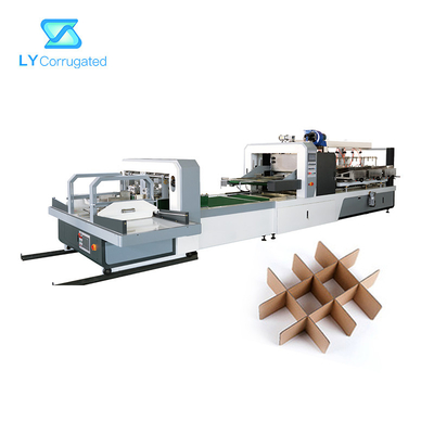 El ISO acanaló la máquina de la fabricación de cajas del cartón, máquina automática del ensamblador de la división