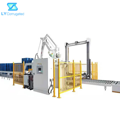 Sistema de Palletizer del robot del brazo de 6 AXIS para la carpeta en línea Gluer de la grapadora de la máquina de FFG