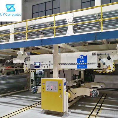 Encoladora auto del rollo de la velocidad neumática del freno para la cadena de producción acanalada