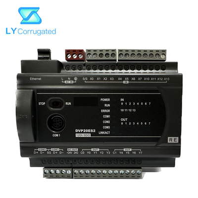 PLC programable del regulador de la lógica DVP20ES2 para el sistema logístico de la máquina de materia textil