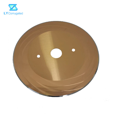 cuchillas circulares revestidas de oro de la cortadora 90.0-92.5hra para la máquina de papel de la cortadora que corta