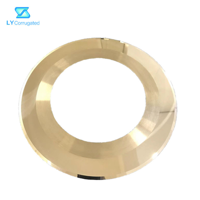 Cuchillo redondo de la cuchilla circular revestida de oro del tungsteno 230X135X1.1 para el corrugador de Fosber