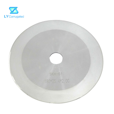 Cuchillo de papel de acero industrial circular de la ronda del rollo de tungsteno de la cuchilla que corta SKH51 del HSS