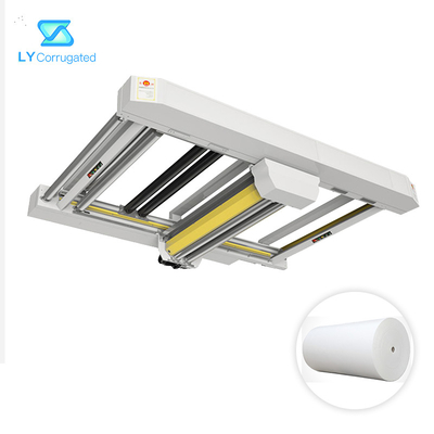 Máquina completamente automática de la fabricación de cajas del cartón del TUV, planta automática acanalada