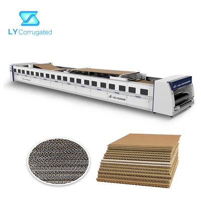 línea máquina 250m/Min Production del tablero del 11.8M Double Face Corrugated