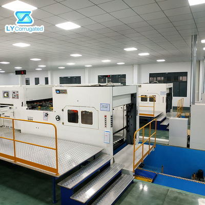 Máquina que corta con tintas 5750i plano de la caja del cartón del PLC. P.H Speed