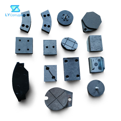 recambios de la máquina acanalada de 15m m, cojines del freno de disco del trapezoide