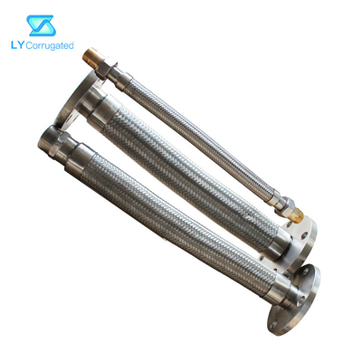 Línea acanalada manguera del metal flexible buena sellando la junta de acero inoxidable del tubo 304 316