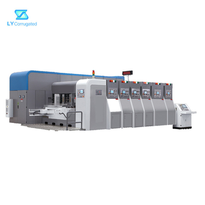 máquina de 300pcs/Min Carton Box Printing Slotting que corta la profundidad que ranura de 250m m con tintas