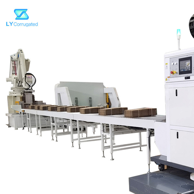 Sistema de amontonamiento inteligente del robot del brazo de Palletizer para la caja acanalada del cartón